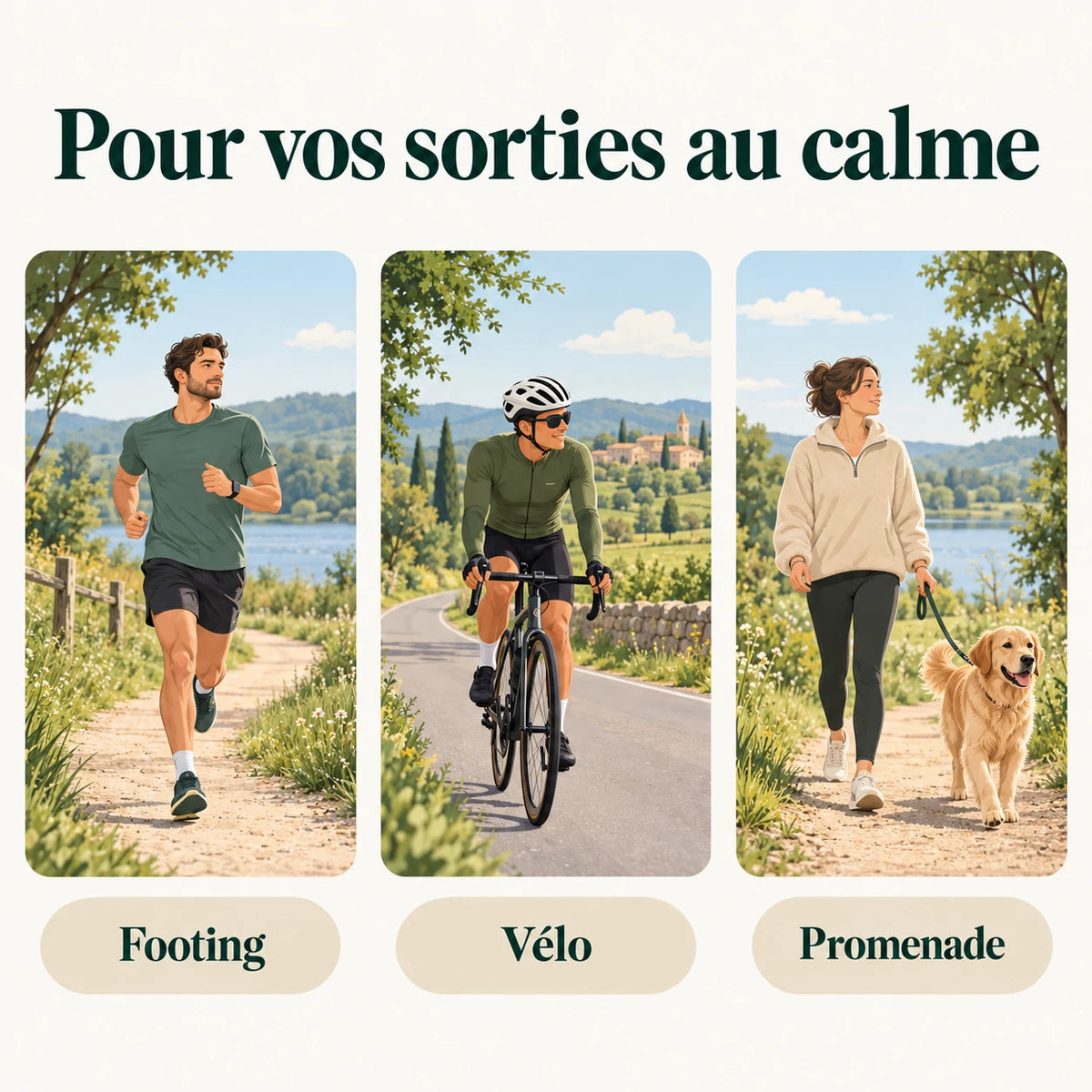 Répulsif chien portable pour le footing, le vélo et la promenade