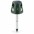 Répulsif renard solaire à ultrasons Naturia Anti-Renard 360, boîtier vert sur piquet